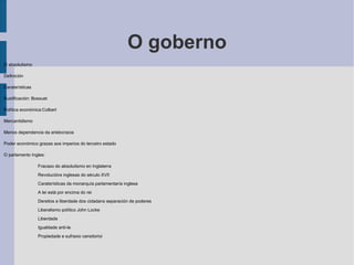 Caraterísticas fundamentales: Inmobilismo verbital  