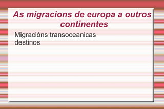 Unha nova forma de pensar: Investimento  