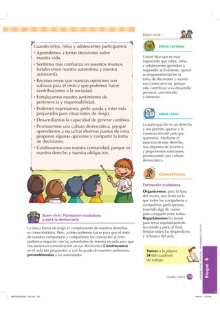 %XHQ YLYLU


                   Cuando niños, niñas y adolescentes participamos:                         'DWRV FXULRVRV
  ...