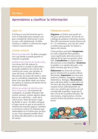 7HFQLWHFD

             $SUHQGDPRV D FODVLÀFDU OD LQIRUPDFLyQ


             ¿Qué es?                                    T...