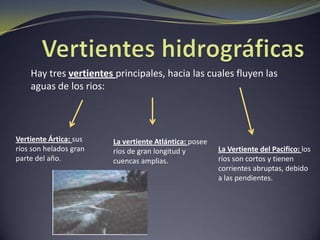 La plataformas: son las áreas catonices mas bajas que han sido recubiertas de sedimentos.
