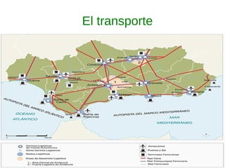El transporte
 
