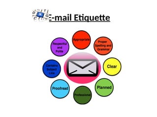 E-mail Etiquette
 