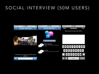 S O C I A L I N T E R V I E W ( 5 0 M U S E R S )
 