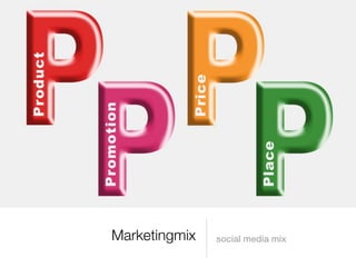 Marketingmix   social media mix
 