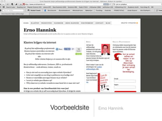 Voorbeeldsite   Erno Hannink
 