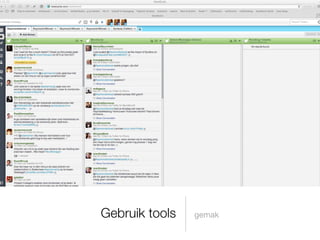 Gebruik tools   gemak
 