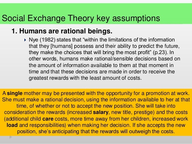 Understanding Social Exchange Theory Free Essay Example social exchange theory essay