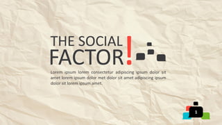  SocialFactor Powerpoint and Keynote Templates 