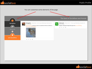 socialfave
socialfave
Public Proﬁlesocialfave
You can customize some elements of the page.
 