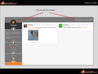 socialfave
socialfave
Public Proﬁlesocialfave
You can see the changes.
 