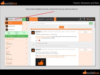 socialfave
socialfave
Tweets, Retweets and likessocialfave
If you have multiple accounts, choose the one you want to work on.
 