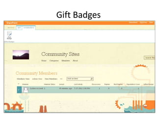 Gift Badges
 