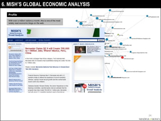 6. MISH’S GLOBAL ECONOMIC ANALYSIS
  Profile

  With over a million visitors a month, this is one of the most
  widely rea...