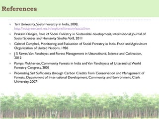Social Forestry in India | PDF