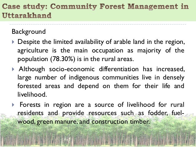 case study on social forestry in india