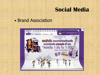 Social Media
         Brand Association




177
 