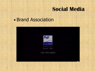 Social Media
       Brand   Association




181
 