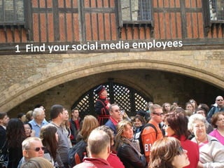 1  Find your social media employees 