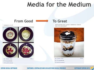 8
P r o p r i e t a r y & C o n f i d e n t i a l
Media for the Medium
From Good To Great
 