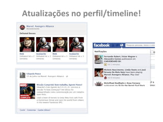 Atualizações no perfil/timeline!
 