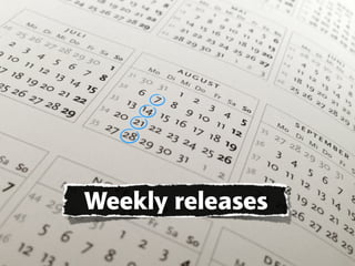 Weekly releases
 