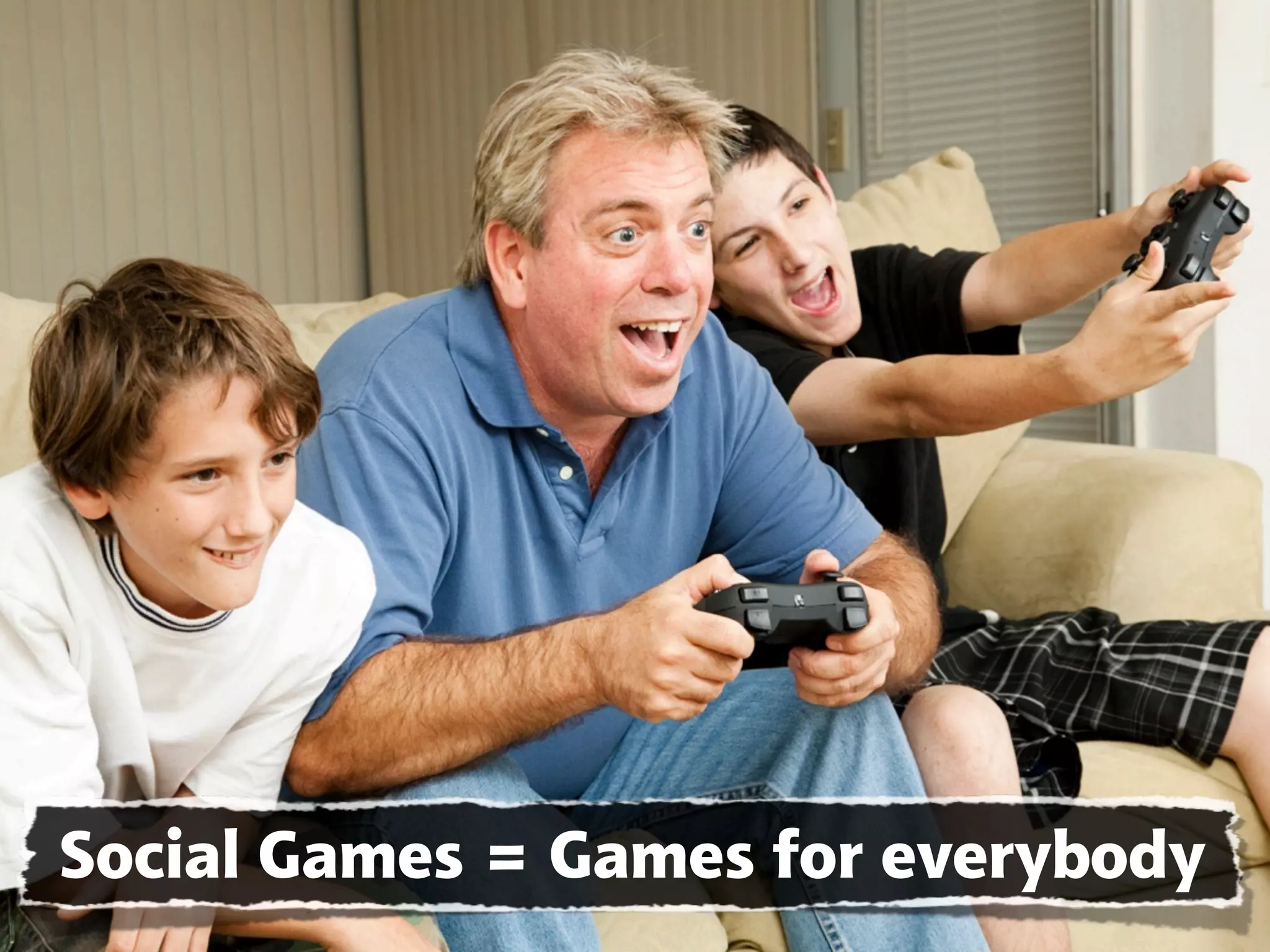 Social Games = Games for everybody
 