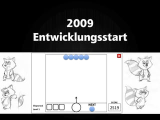 2009
Entwicklungsstart
 