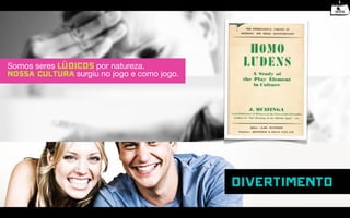 tensão
Somos seres   lúdicos por natureza.
Nossa cultura surgiu no jogo e como jogo.


 alegria


                                            divertimento
 