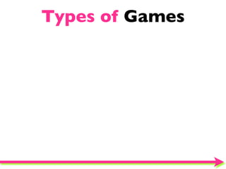 Types of Games
 