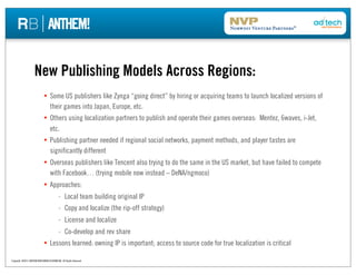 SECTION TITLE


                     New Publishing Models Across Regions:
                             • Some US publishe...