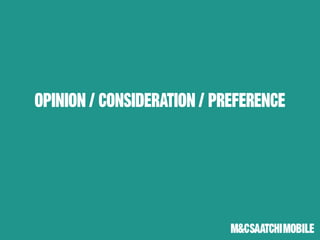 OPINION / CONSIDERATION / PREFERENCE
 