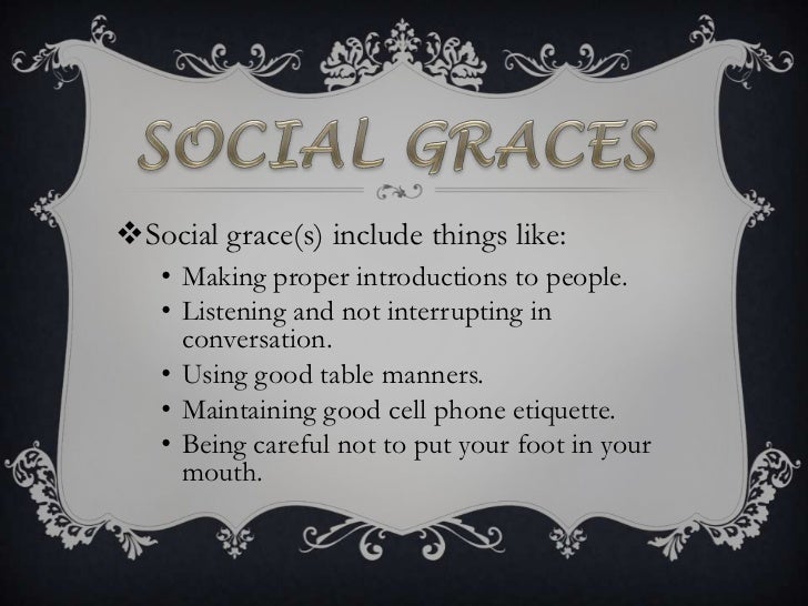 Socialgraces