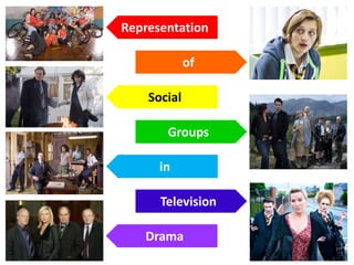 Representation 
of 
Social 
Groups 
in 
Television 
Drama 
 