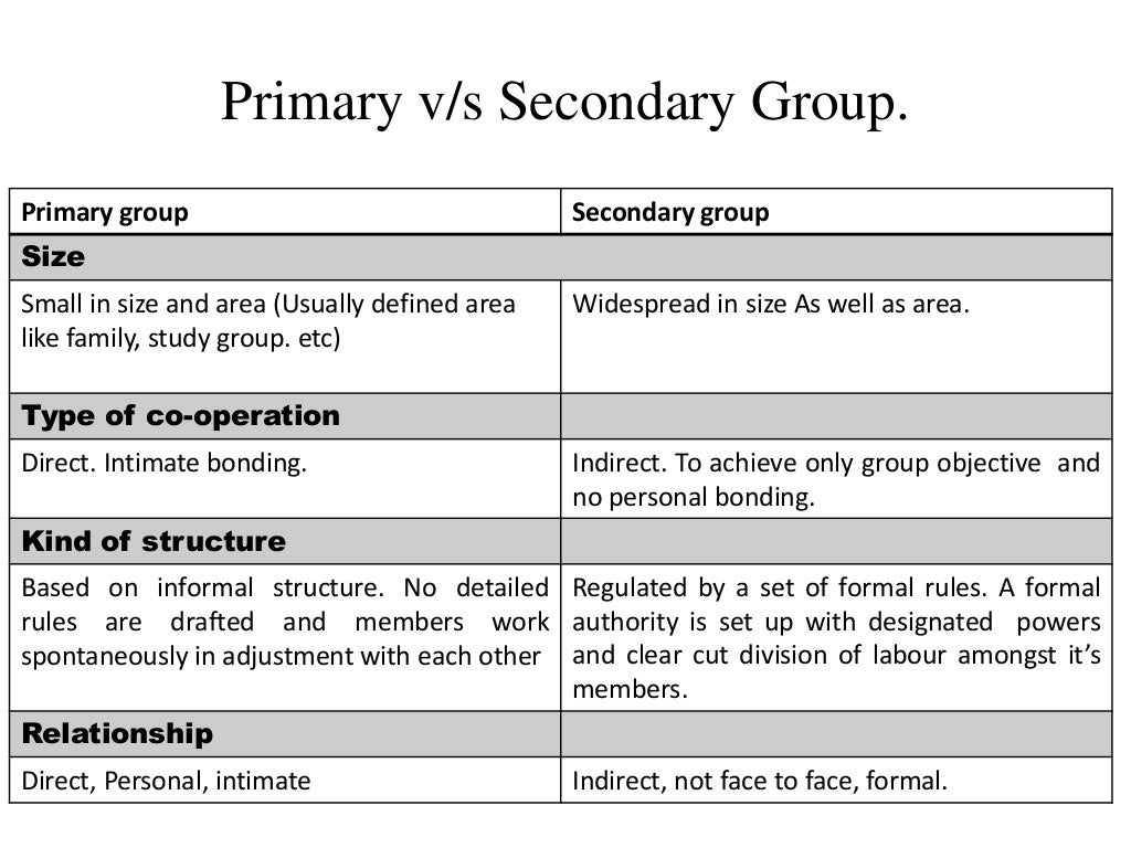 Social Groups