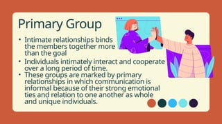 Social Groups.pptx Understanding Culture, society and politics | PPT
