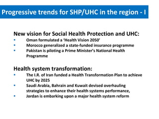 Shp Insurance Social health protection: global and regional good practice | PPTX