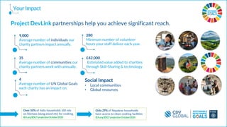Social Impact for Business - Project DevLink - cdvglobal.com