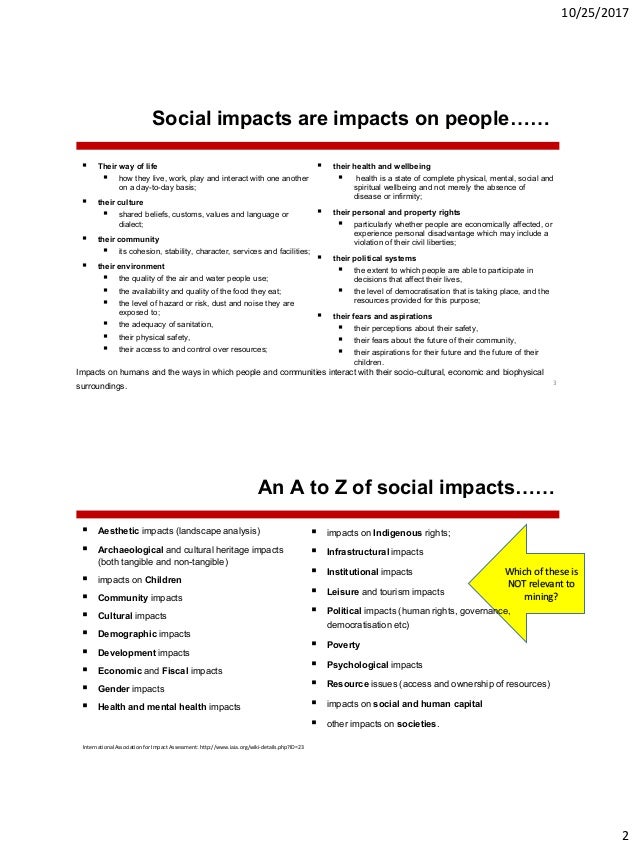What are the Social Impacts of Mining?