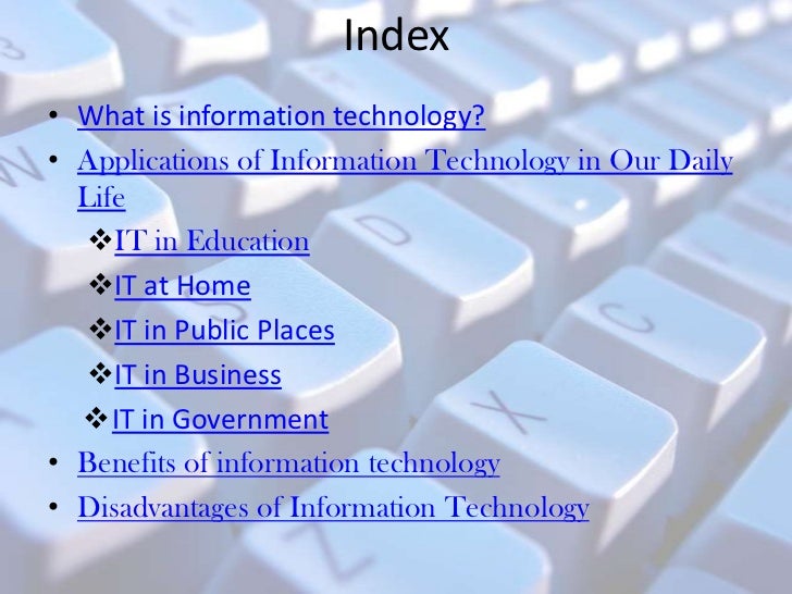 social impacts information technology