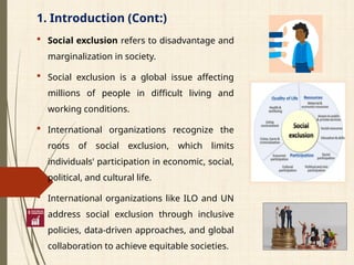 SOCIAL INCLUSION& EXCLUSION ,how important are they in Gender Equality ...