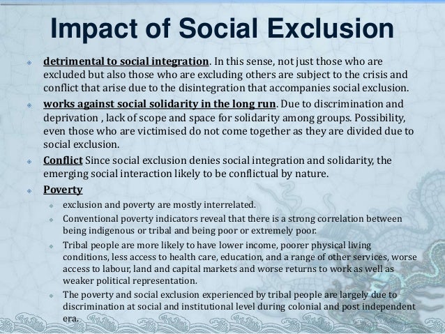 Social Exclusion: Definition, Mechanisms And Impact Of Social Exclusion ...