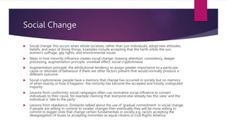 AQA Psychology A Level Revision Cards - Social Influence Topic | PPTX