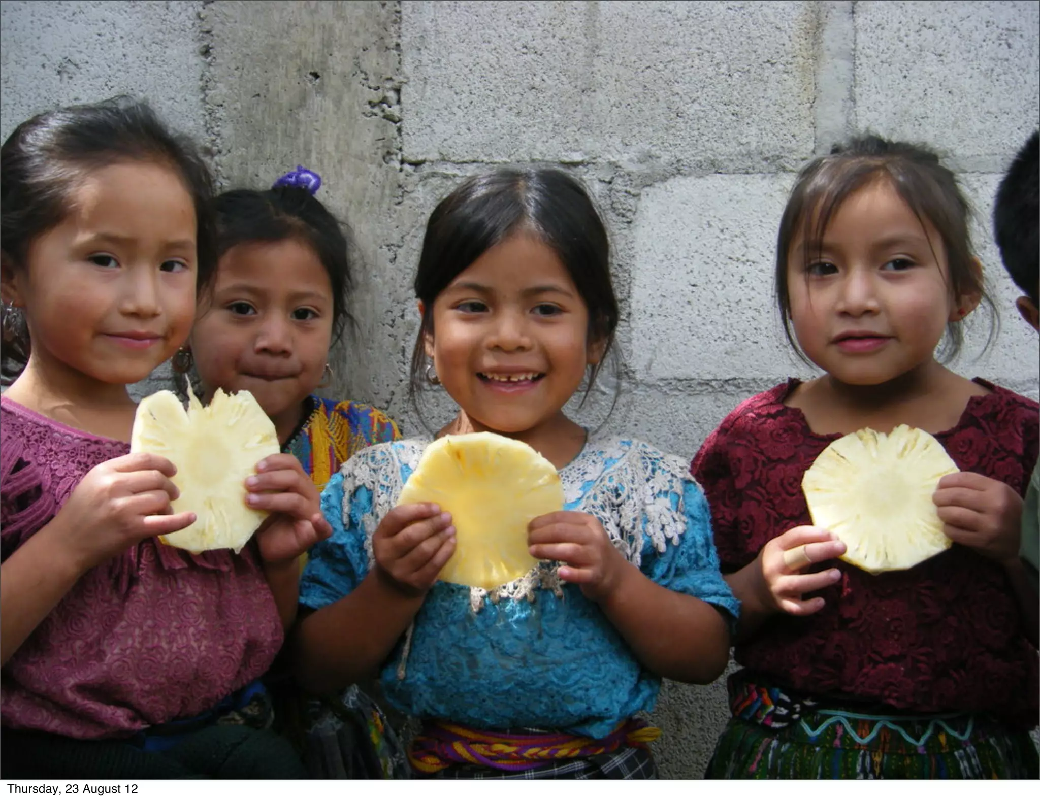 Thursday, 23 August 12
 