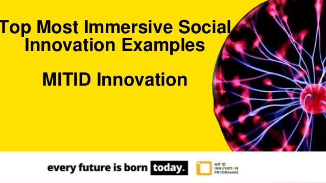 Top Most Immersive Social
Innovation Examples
MITID Innovation
 