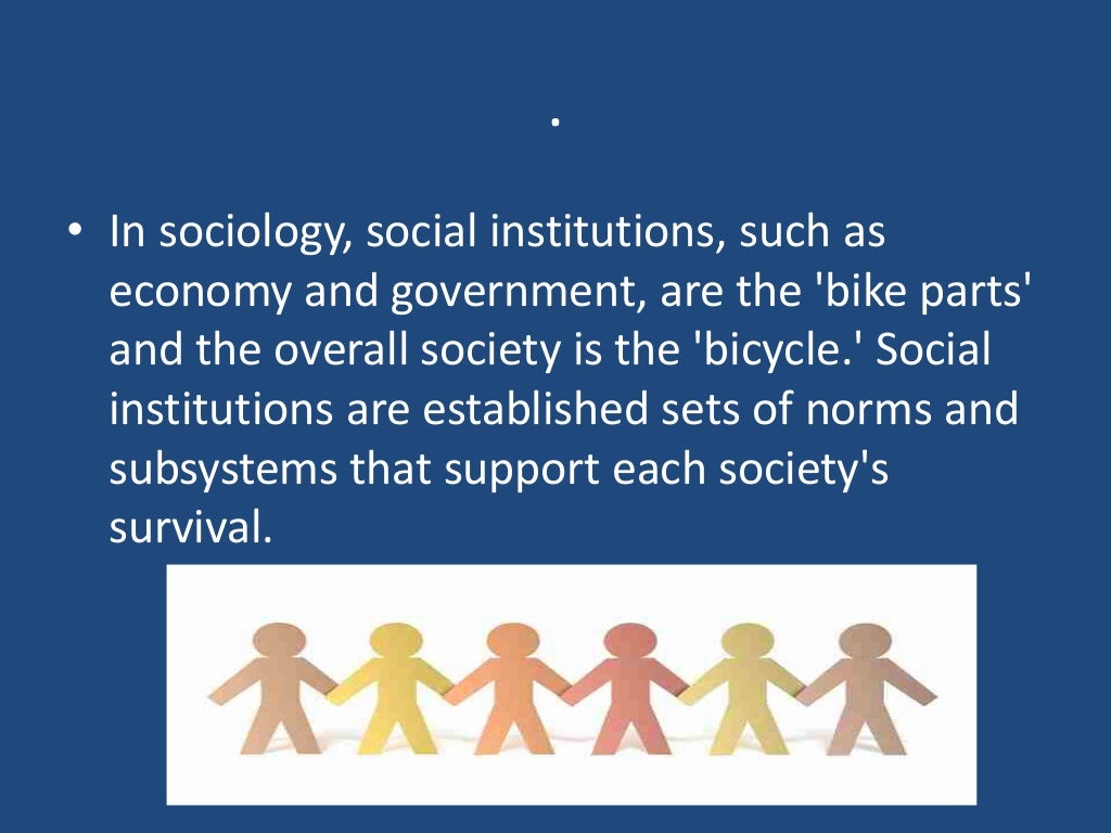 Social institutions