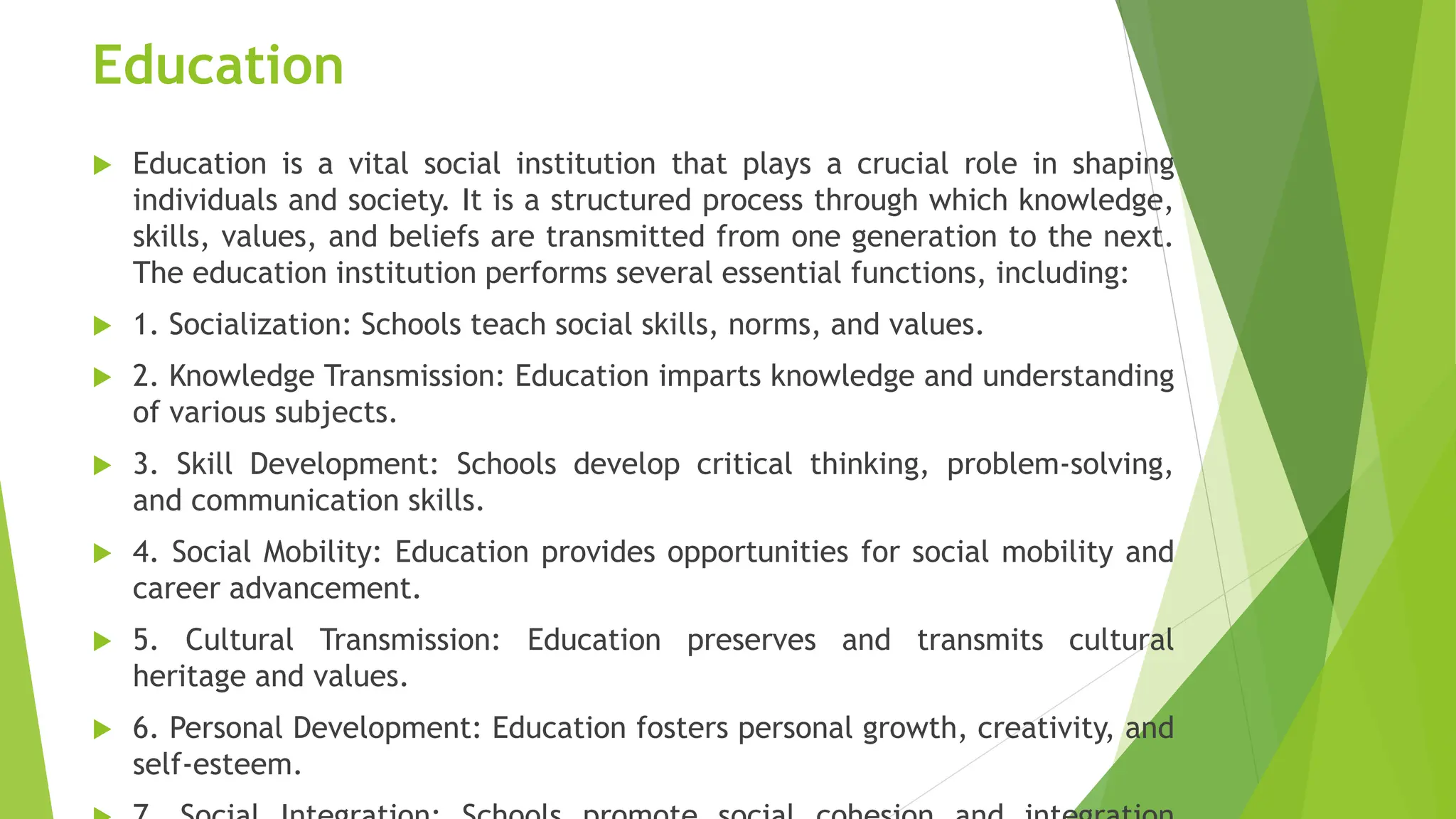 Social Institution Notes in detailed for students | PPTX