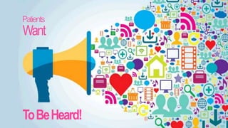 Patients
Want
ToBeHeard!
 
