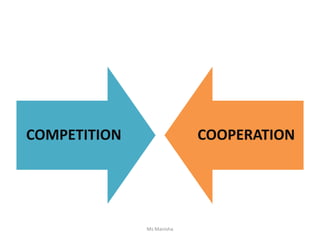 COMPETITION COOPERATION
Ms Manisha
 