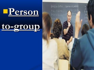 PersonPerson
to-groupto-group
 